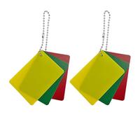 Generisch Football Referee Penalty Cards - Referee Accessory for Competitions, Football Cards in Red, Yellow and Green - for Games, Competitions, Training, on the Pitch and Playground as well as