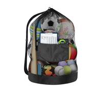 Generisch Football Storage Bag - Robust Volleyball Net Bags Training Accessories, Volleyball Bag Multifunctional for Swimming Equipment Sports Training