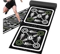 Generisch Football Training Mat, Agility Ladder, Speed Training Equipment, Portable Footwork Exercises, Home Gym, Fitness Equipment for Football, Tennis, Boxing, Basketball