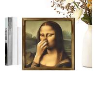 Generisch Framed Wall Art - Social Ease, Artistic Retro Poster for Indoor, Bathroom Wall Art | Vivid and for Hotel Apartments, Bedrooms, Dormitories, Einan