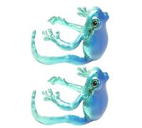 Generisch Frog Rings for Women - Funny Weird Adjustable Open Rings | Adjustable Tree Frog Ring | Cool Nature-Themed Animal Jewellery | Cute Frogs Lover Accessories for Daily Wear Parties Collectors