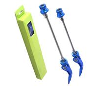 Generisch Front and Rear Wheel Skewers - Quick Release Bicycle Axle Wheel Skewer Set | Replacement Aluminum Alloy Hollow Shaft Kit for Every Time You Ride a Bike Wheel Hub