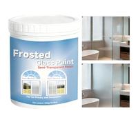 Generisch Frosted Glass Paint | 350 g Privacy Coating with Application Brush | Privacy Paint for and Glass Ideal for Bathroom Kitchen Home Sliding Door Flat