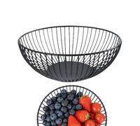 Generisch Fruit Bowl for Kitchen | Serving Plate for Storage - Bowl Made of Metal Wire Mesh | For Home Kitchen Snacks Treats Sweets Serving Plate Thanksgiving Christmas Easter