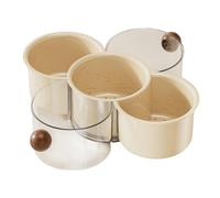Generisch Fruit Container, Stackable 360° Rotating Storage Container, Nut Sorter Insert, for Party, Camping, Flatshare, Home, Motorhome, Kitchen, Home