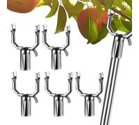 Generisch Fruit Tree Support - Metal Crutch | 3.94 x 2.36 Inches - Support for Fruit Tree Branches | Supporte Para Ramas De Árbol | Supporter Alberi | 2026 Pro | Adjustable | Rustproof | Silver