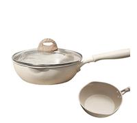 Generisch Frying Pan Non-Stick Healthy Coating Cookware Frying Pan, Versatile Kitchen Accessories for Restaurant Outdoor College Dorm