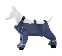 Generisch Full Body Dog Pajamas with Legs as Soft Animal Print Sleepwear for Various Breed Sizes (C, L)