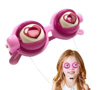 Generisch Funny Eyeball Glasses, Stage Performance Props, Photo Booth Eyewear with Comical Design, Costume Accessory, Novelty Glasses with Bold Style, Party Tool for Kids and Teens
