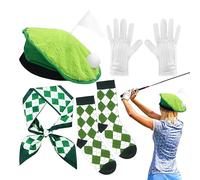 Generisch Funny Golf Hats, Golf Ball Flags Square, Lightweight Party Accessory for Golfer's Parties, Outdoor, Halloween, Festival, Women and Men
