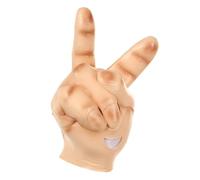 Generisch Funny Halloween Headgear, Peace Sign Full Head , Latex for Adults, Fun Latex Fancy Dress, Breathable, for Men and Women, Costume Party, Halloween