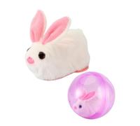 Generisch Funny Hamster Automatic Rolling Interactive Quiet Movement Running Training Cat Small Indoor Outdoor Bite Resistant Noctilucent Pet Entertainment (A, B)
