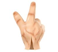 Generisch Funny Head - Peace Sign Full Head Latex for Adults, Unisex Headdress for Parades Carnival and Halloween Parties