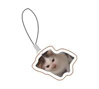 Generisch Funny Mobile Phone Charm | Mobile Phone Lanyard Band, Acrylic Keyring with Cat Dog for Teenagers Children, Siehe Beschreibung, Acrylic, See description