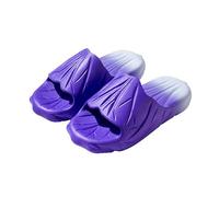 Generisch Funny Slippers Playfully Designed in Cabbage Head Look - Comfortable Bath Slippers with Thick Sole and Vegetable Design | Original Mules for Home and Leisure, Style Z02 Purple, 4 UK