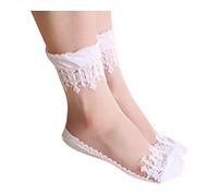 Generisch Funny Socks Men's Dog Lace Socks Sexy Socks Boy, White, One Size