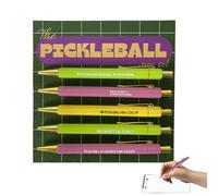 Generisch Funny Work Pens, Ballpoint Pens, 5 x Retractable Writing Pens, Funny Quotes Work Ballpoint Pen with Black Ink, 1.0 mm, for School Colleagues and Work Colleagues