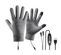 Generisch Gants Chauffants - 9.25 Pouces Mitaines USB | Polyester Chauffage Tactile - Gants d'Hiver Chauds et Imperméables Avec Intérieur Doux, chaleur constant Pour Cyclisme ski conduite et Bureau