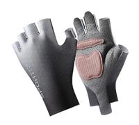 Generisch Gants D'Entraînement Pour - Vélo Et Skate Half Finger | 2X De Pêche Conçus Pour Petits | Mittens Non-Glissant Pour Skateboard Planche À Roulettes