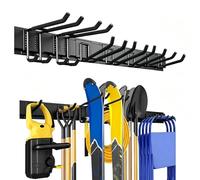 Generisch Garage Storage Hook, Non-Slip Wall Mount, Metal Hook Holder for Garage Storage, for Home, Kitchen, Shed, Garden Tools, Shovel, Rake, Mop, Lawn Mower, Snowboard