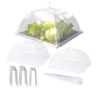 Generisch Garden Plant Covers, Breathable Sun Protection, Foldable, Pack of 4, Plant Protection Grid, Garden Protection Net, for Greenhouse, Garden, Vegetables, Strawberries, Bonsai, Seedlings