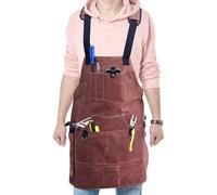 Generisch Garden Tool Apron, Tool Made of Canvas with Multiple Pockets, Robust Garden Apron, for Small Shovels, Blacksmiths, Gardeners, Women and Men