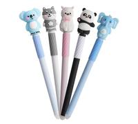 Generisch Gel Ink Pens, 5 Erasable Cute Pens with Soft Writing Feeling | Erasable Gel Pens, Cute Stationery - for Gifting, Scrapbooking, Planners, Holidays and
