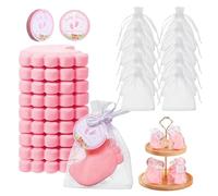 Generisch Gender Reveal Soap Set - 1.81 Inches Soaps | Handmade Aromatic - 10 Piece Gift Set for Weddings Birthdays Shower Wellness Gift