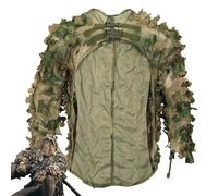 Generisch Ghillie Poncho Ghillie Suit for Hunting, Hunting Equipment, Camouflage Material, Camouflage Jacket, Trousers, Bush Costume, 3D Leaf Suit, Leaf Suit for Camouflage Jungle