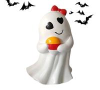 Generisch Ghost Decoration, Ghost Decoration for Desk, Decorative Figure Made of Resin for Halloween, Living Room, Mantle, Desk, Garden, Home, Haunted House