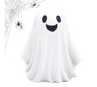 Generisch Ghost Figurines Cute Farmhouse Tiered Tray Decor, Halloween Resin Ghost Statue | Spooky Home Decor Ornament for Display Cabinet, Book Case, Nightstand, Dressing Table, Fireplace, Coffee