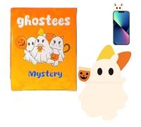 Generisch Ghost Phone Charm, 6-Piece Decorative Set, Cute Smartphone Accessories, Fun Halloween Attachment, Spooky Decorative Danglers for Home, Mirror, Screen, Party, Women, Girls, Boys, Gift