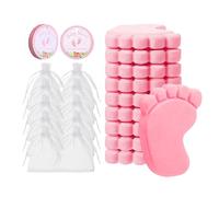 Generisch Gift Ideas for Gender Reveal, 10 Handmade Souvenir Sets, Scented Soap in the Shape of a Footprint - For Guests for Party Gender Reveal Gift Wedding