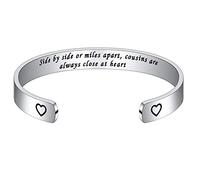 Generisch Gift Natural Beads Men Rings Engraved Spell Personalized Jewelry Day Adjustable Bracelets Granny Bracelets Bead Width Phrases Jewelry, one size, Stainless Steel