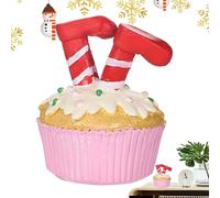 Generisch Gingerbread Cup, Christmas Gingerbread Cupcake Ornaments - Christmas Coffee Cups, Tiered Tray, Christmas Indoor and Outdoor for Kitchen and Bedroom