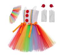 Generisch Girls Clown Costume Cute Masquerade Costume Props