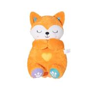 Generisch Girls' Doll, Portable Sound Machine with Music, Lights and Breathing Movements, Against Sleep and Anxiety Disorders, for Newborns from 0 Months, Easter Plush Package (Yellow, 33 x 18 cm)