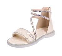Generisch Girls' Sandals, Children's Shoes, Soft Shoes, Girls' Roman Shoes, Lightweight, Comfortable, Casual Sandals, Wellington Boots, beige, 10.5 UK Child