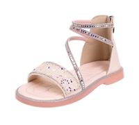 Generisch Girls' Sandals, Children's Shoes, Soft Shoes, Girls' Roman Shoes, Lightweight, Comfortable, Casual Sandals, Wellington Boots, pink, 13 UK Child