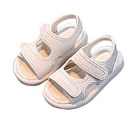 Generisch Girls' Sandals Kids Boys Beach Shoes Summer Non-Slip Hiking Summer Shoes Baby Sandals Summer Barefoot Shoes First Shoes, beige, 11.5 UK Child