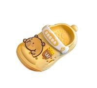 Generisch Girls Sandals Toddler Breathable Comfortable Everyday Casual Outdoor Play Sandals for 1-5 Years Old Non-Slip Durable Lightweight Summer Shoes (1-5 Years), yellow, 9 UK