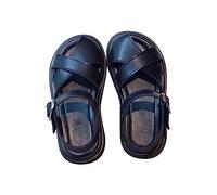 Generisch Girls' Strappy Sandals, Children's Sandals, Width: Medium Girls Sandals, Kids Boys Beach Shoes, Summer Non-Slip Hiking Summer Shoes, Baby Sandals, black, 8.5 UK