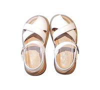 Generisch Girls' Strappy Sandals, Children's Sandals, Width: Medium Girls Sandals, Kids Boys Beach Shoes, Summer Non-Slip Hiking Summer Shoes, Baby Sandals, beige, 1 UK