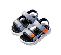 Generisch Girls Toddler Baby Sandals Non-Slip Flexible Airy Lightweight for Summer, blue, 6 UK Child