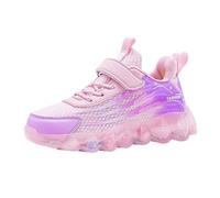 Generisch Girls' Trainers Lightweight Breathable Mesh Children's Sports Shoes with Flexible Sole for Sports Everyday Use, Light purple, 1 UK
