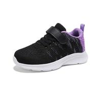 Generisch Girls' Trainers, Lightweight, Comfortable, Breathable, Fashionable Teenager Shoes for School, Leisure, Everyday Wear, Comfortable Running Shoes, Girls 7-15 Years, purple, 4 UK