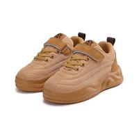 Generisch Girls' Trainers, Lightweight, Comfortable, Breathable, for School, Leisure, Daily Life, Firm Fit, Children's Shoes, 5-14 Years, brown, 5 UK Child