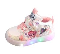 Generisch Girls' Trainers with Sensor Technology for Active Toddlers with Flexible Sole Breathable Comfort in Modern Design, red, 9/10 UK Child