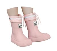 Generisch Girls Wellington Boots Kids Rain Boots Waterproof Boots for Teenage Girls Comfortable Non-Slip Sole Ideal for School Outdoor Leisure Daily Life, pink, 1 UK