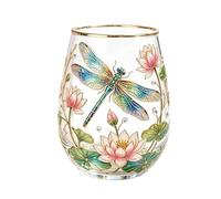Generisch Glass Tea Mug, Aesthetic Decorative Portable Glass Tea Cup, Coffee Cup with Embossed Bird Motif, for Women, Men, Home, Kitchen, Table, Desk, Office, Garden